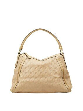 Gucci Guccissima Scarlet Beige Leather